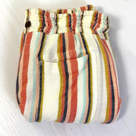 Rip Curl Classic Surf Joggers Womens Sz XS Multi Stripe Drawstring Beach Pants - Picture 2 of 12